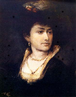 Maurycy Gottlieb Portrait of Artist's Sister - Anna. oil painting image